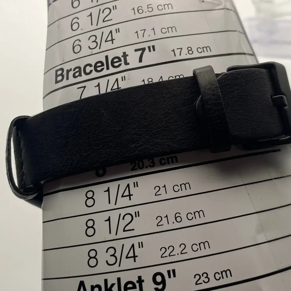 Sleek MVMT Rise Black-on-Black Watch - 39mm Case, New Battery